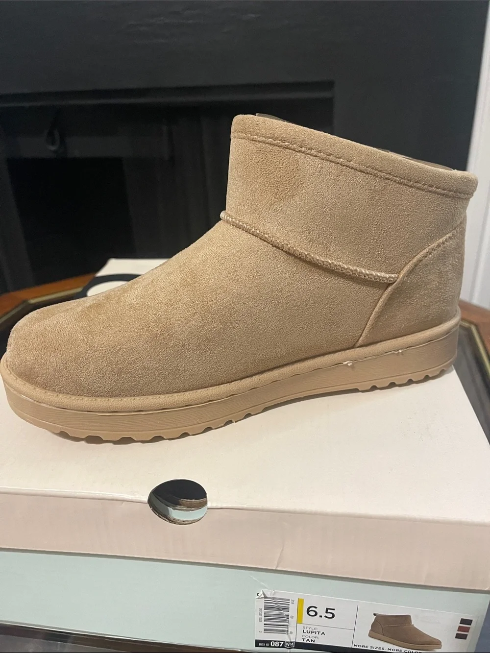 Kohl's Lupita Ankle Boot in Tan